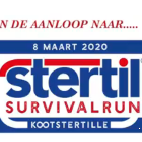 Impressie van opbouw parcours Survival Run