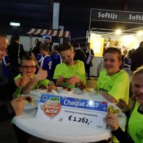 Jeugd Sponsor Actie levert € 1262,- op.